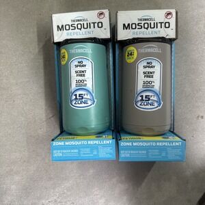 2-Thermacell Patio Shield Riverbed Mosquito Repeller - Scent & Flame Free - 15ft